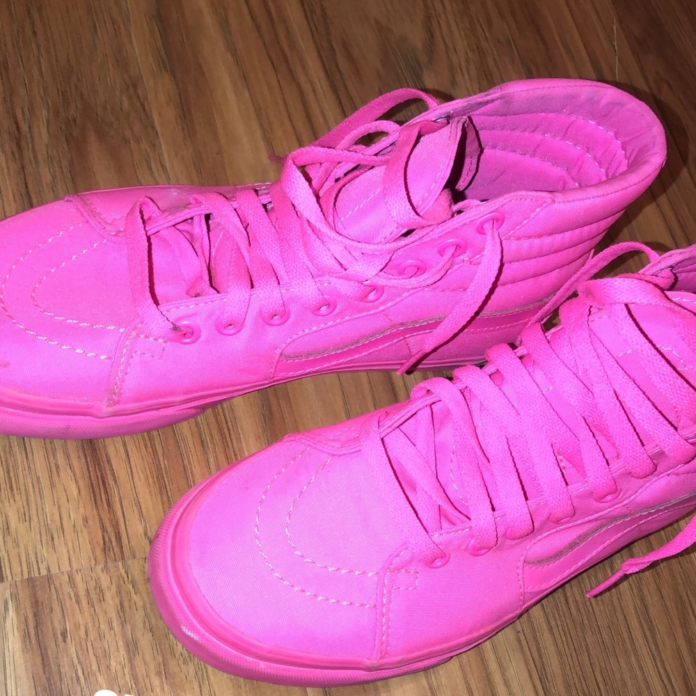 Hot Pink Old Skool Vans High